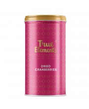 True Elements Dried Cranberries 100gm GH (In Pink Metal Jar)